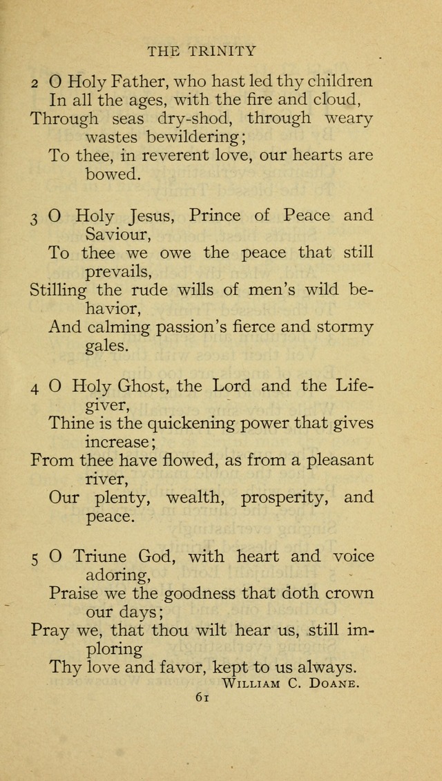 The Methodist Hymnal (Text only edition) page 61