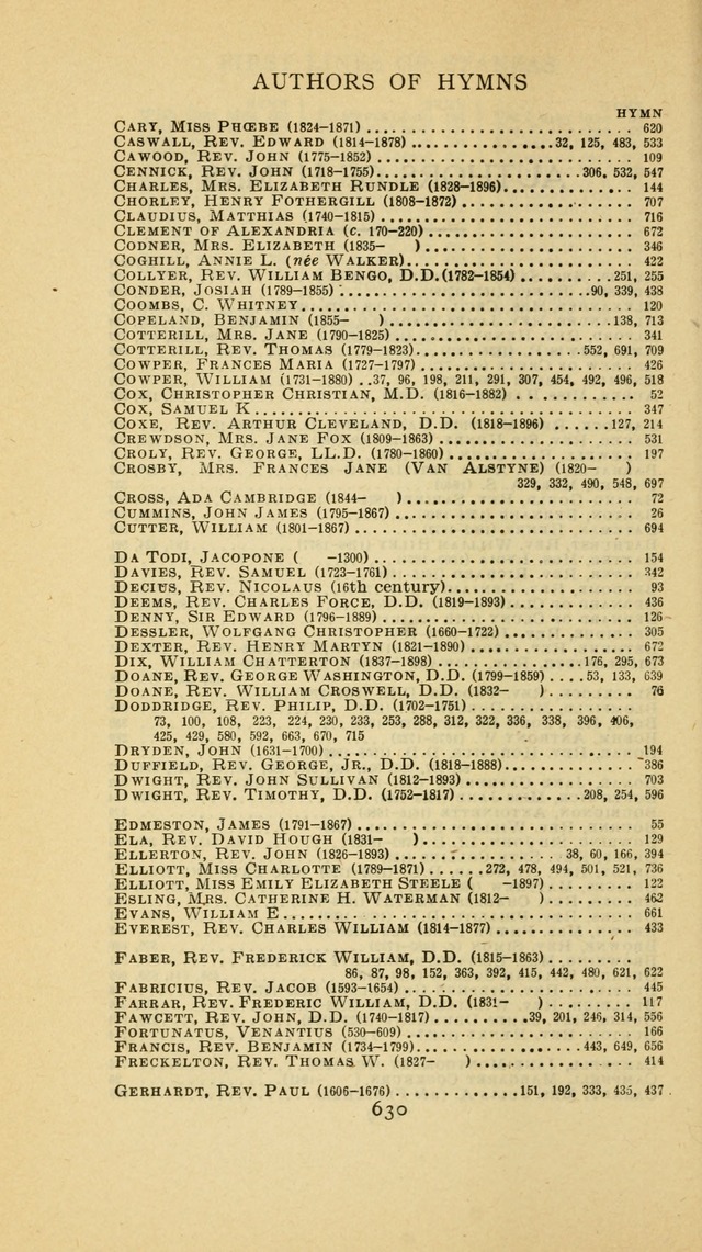 The Methodist Hymnal (Text only edition) page 630