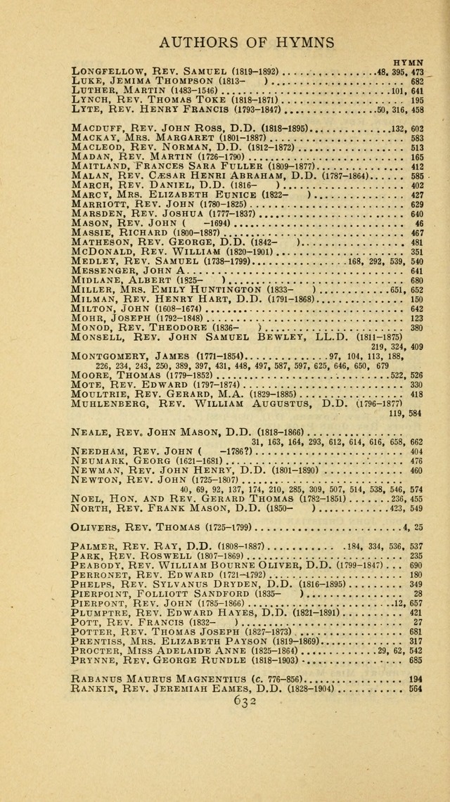 The Methodist Hymnal (Text only edition) page 632