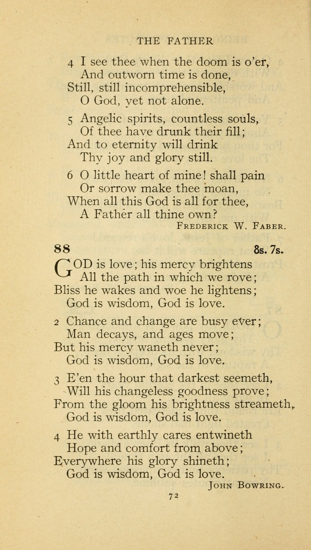 The Methodist Hymnal (Text only edition) page 72