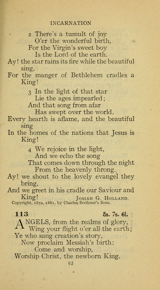 The Methodist Hymnal (Text only edition) page 93