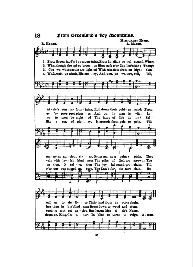 Missionary Hymnal page 19