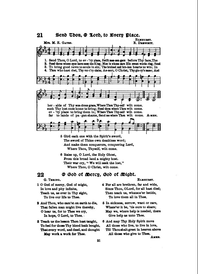 Missionary Hymnal page 21