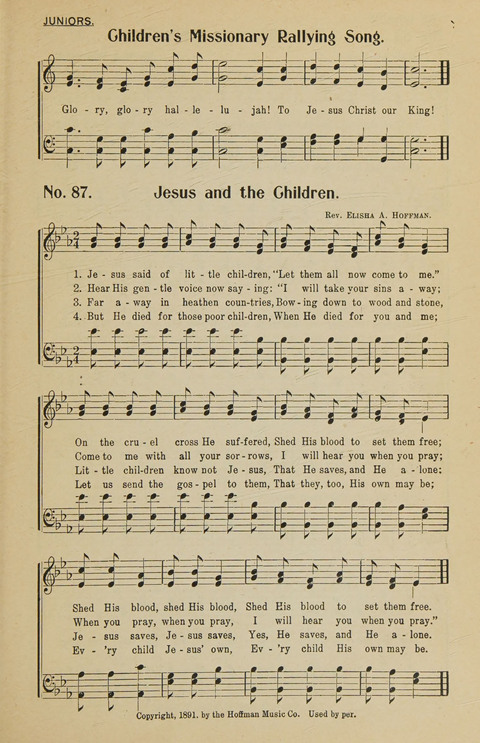 Missionary Hymns and Responsive Scripture Readings: for use in missionary meetings page 81