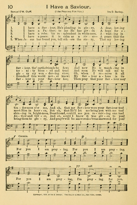 The Mission Hymnal: as adopted by the General Convention at Cincinnati page 10