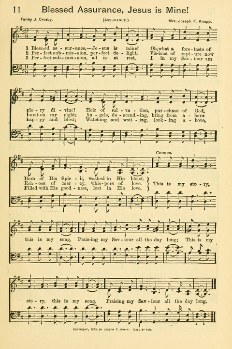 The Mission Hymnal: as adopted by the General Convention at Cincinnati page 11