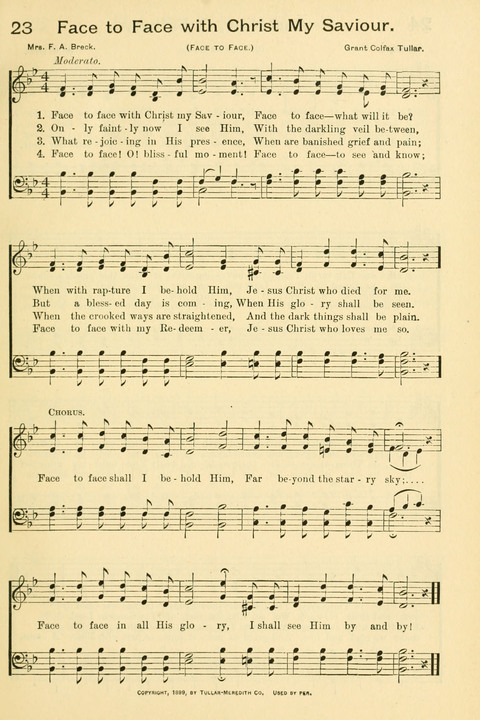 The Mission Hymnal: as adopted by the General Convention at Cincinnati page 23