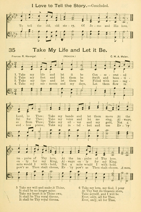 The Mission Hymnal: as adopted by the General Convention at Cincinnati page 35