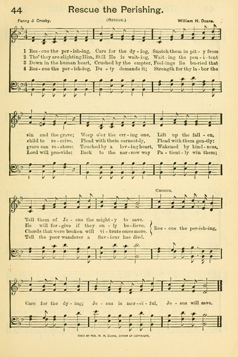 The Mission Hymnal: as adopted by the General Convention at Cincinnati page 45