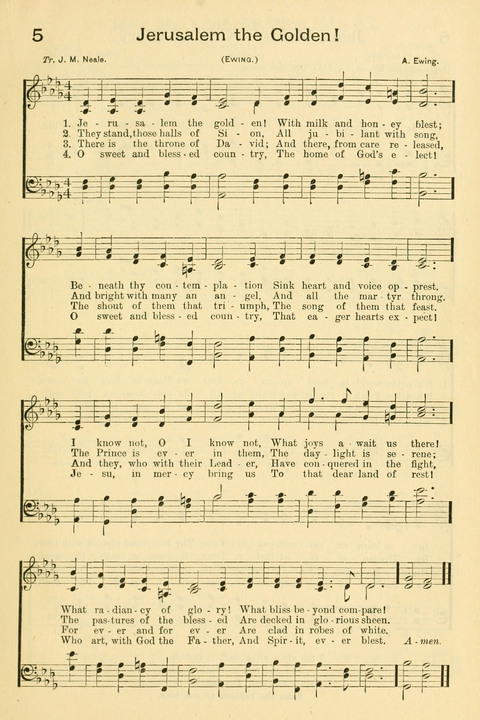 The Mission Hymnal: as adopted by the General Convention at Cincinnati page 5