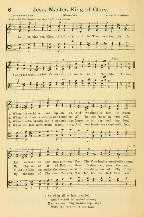 The Mission Hymnal: as adopted by the General Convention at Cincinnati page 6