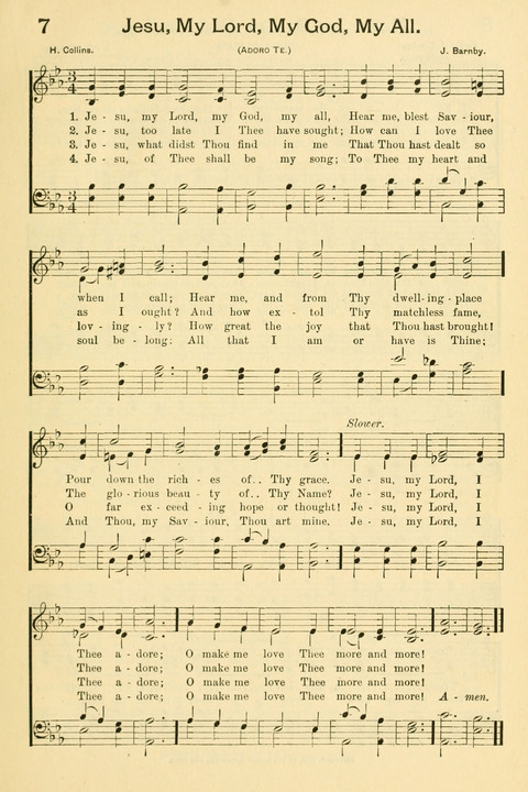 The Mission Hymnal: as adopted by the General Convention at Cincinnati page 7