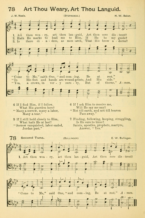 The Mission Hymnal: as adopted by the General Convention at Cincinnati page 74