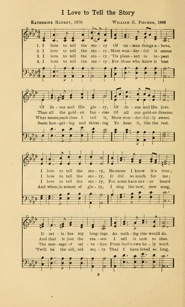 Missionary Hymnal page 13