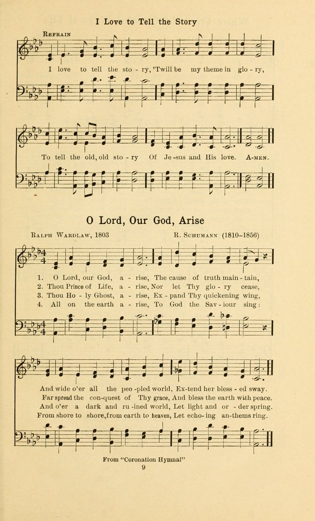 Missionary Hymnal page 14