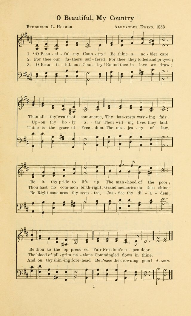 Missionary Hymnal page 6