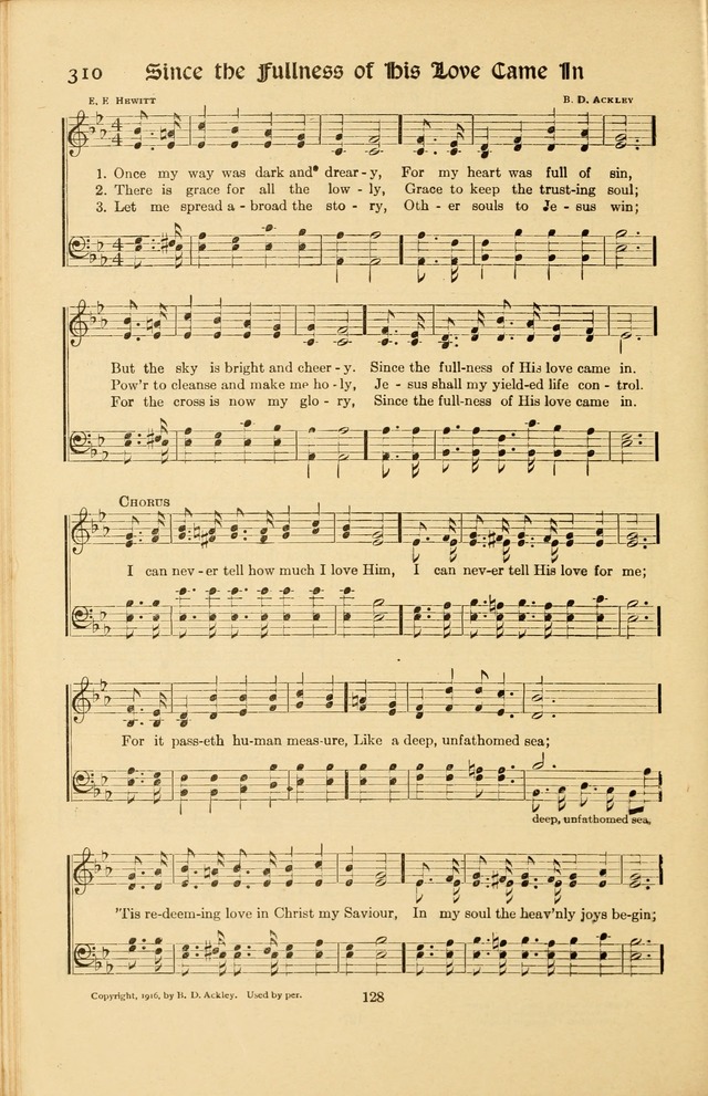 Montreat Hymns: psalms and gospel songs with responsive scripture readings page 128