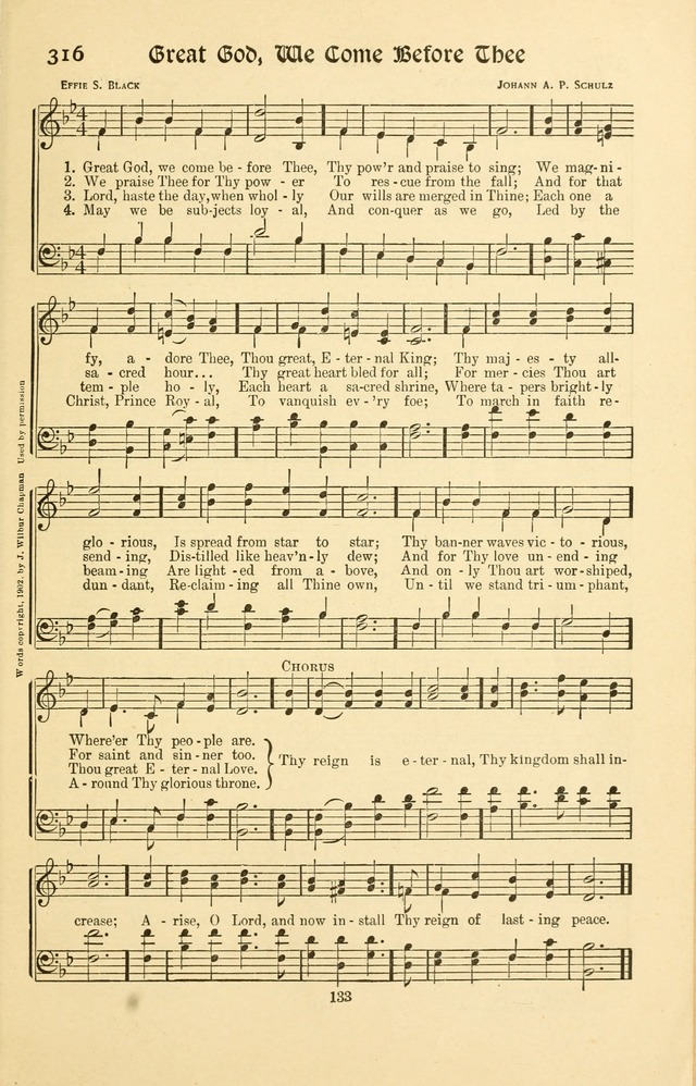 Montreat Hymns: psalms and gospel songs with responsive scripture readings page 133