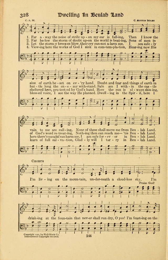 Montreat Hymns: psalms and gospel songs with responsive scripture readings page 144