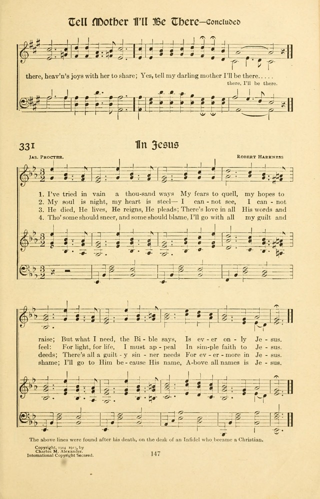 Montreat Hymns: psalms and gospel songs with responsive scripture readings page 147