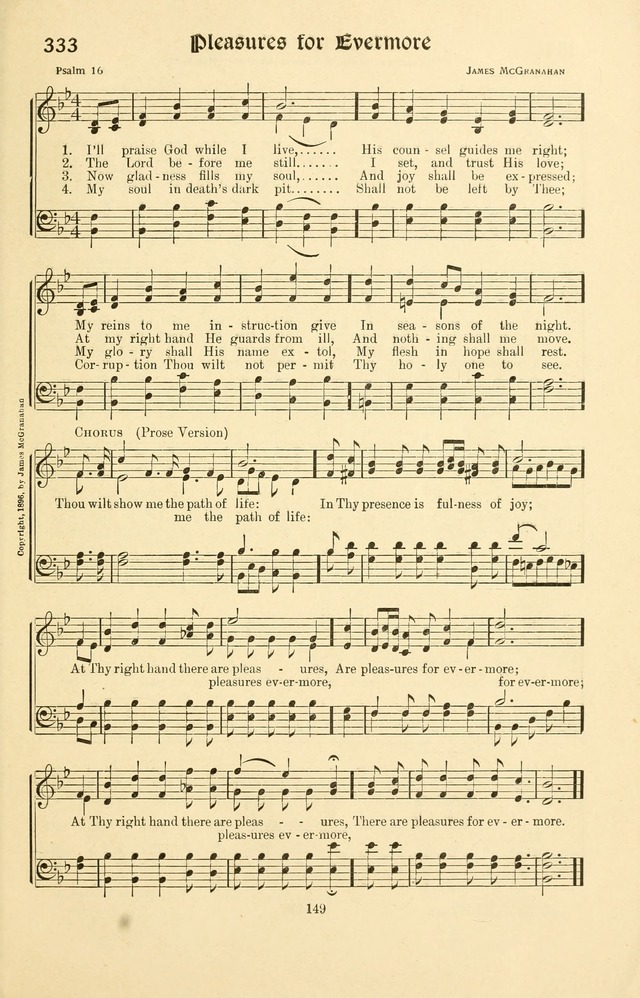 Montreat Hymns: psalms and gospel songs with responsive scripture readings page 149