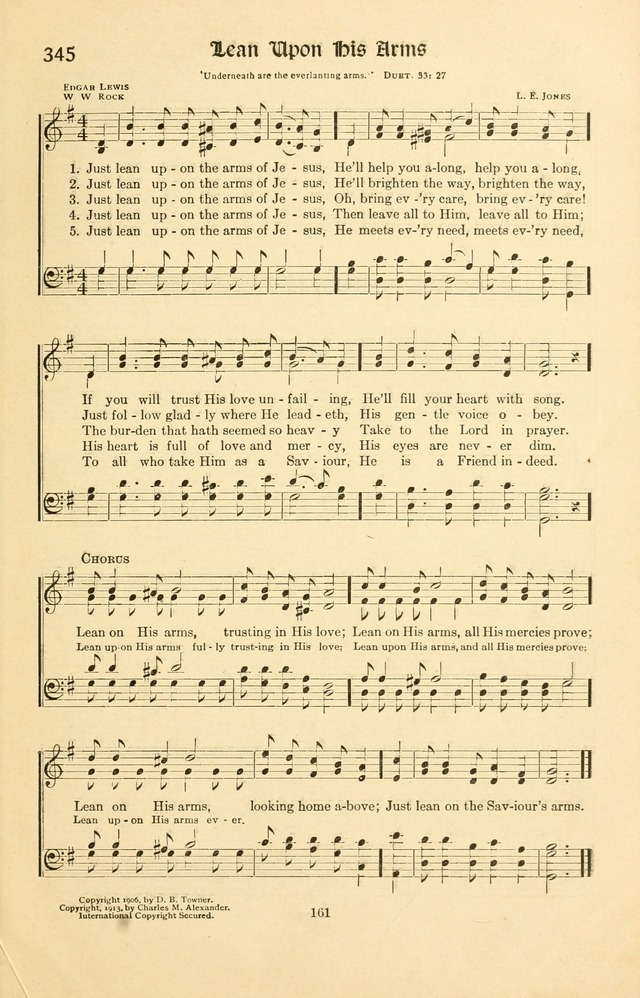 Montreat Hymns: psalms and gospel songs with responsive scripture readings page 161