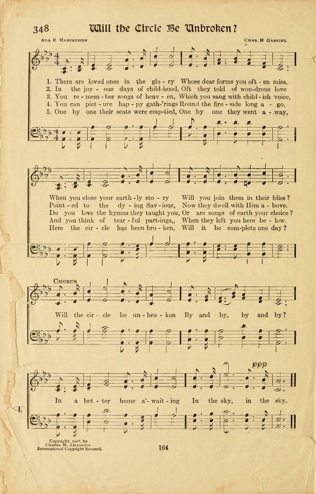 Montreat Hymns: psalms and gospel songs with responsive scripture readings page 164