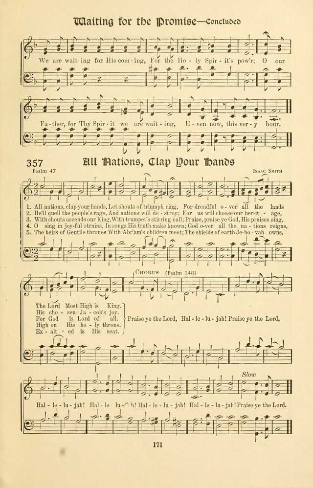 Montreat Hymns: psalms and gospel songs with responsive scripture readings page 171