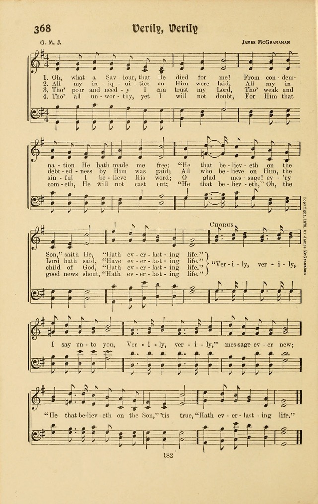 Montreat Hymns: psalms and gospel songs with responsive scripture readings page 182