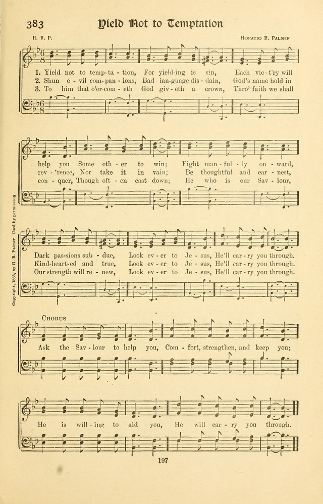 Montreat Hymns: psalms and gospel songs with responsive scripture readings page 197