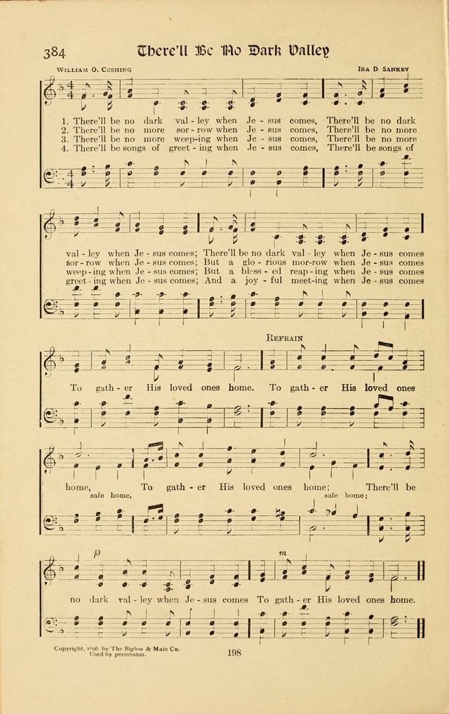 Montreat Hymns: psalms and gospel songs with responsive scripture readings page 198