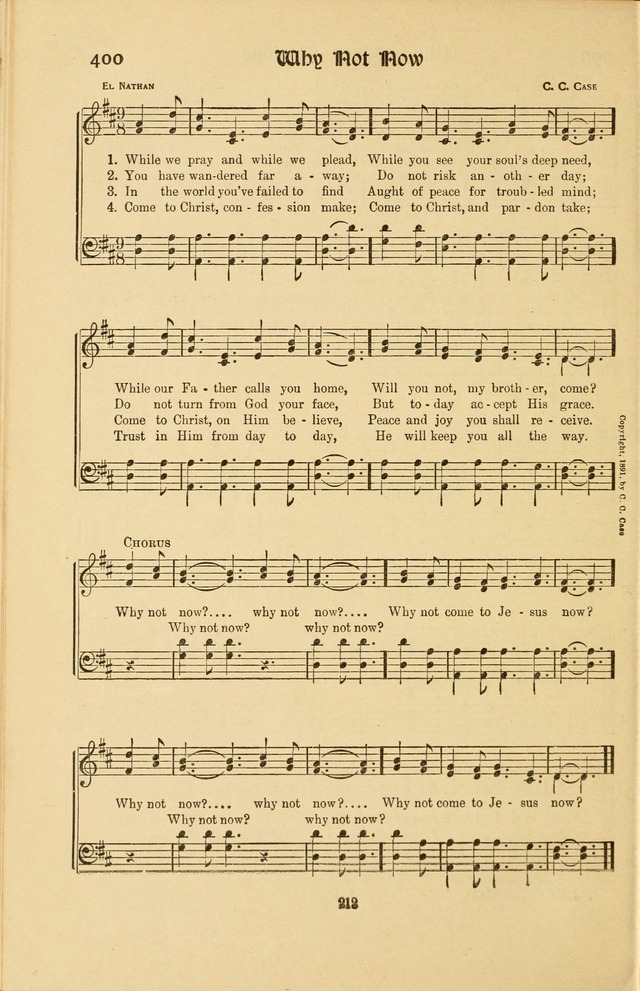 Montreat Hymns: psalms and gospel songs with responsive scripture readings page 212