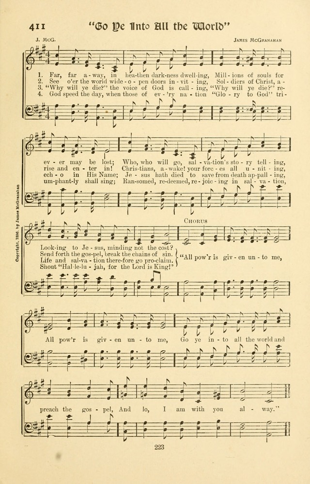 Montreat Hymns: psalms and gospel songs with responsive scripture readings page 223