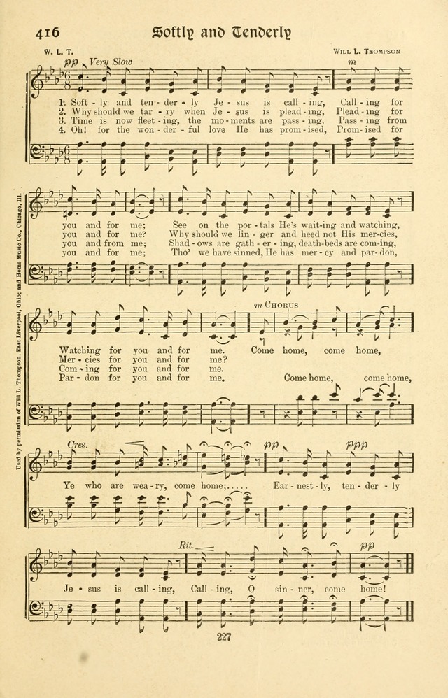 Montreat Hymns: psalms and gospel songs with responsive scripture readings page 227