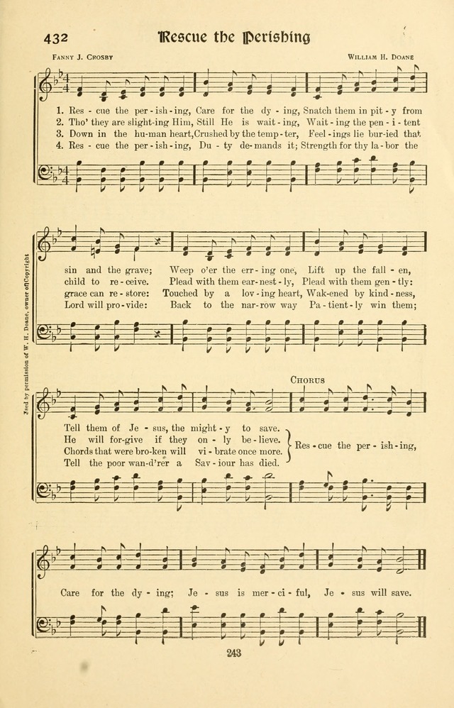 Montreat Hymns: psalms and gospel songs with responsive scripture readings page 243