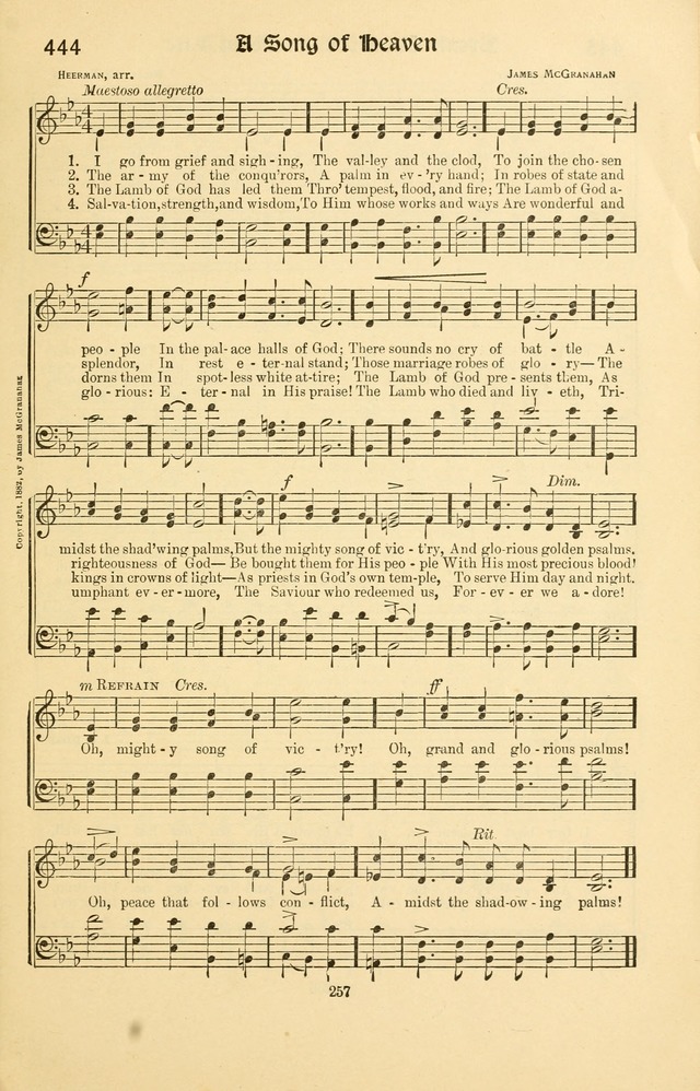 Montreat Hymns: psalms and gospel songs with responsive scripture readings page 257