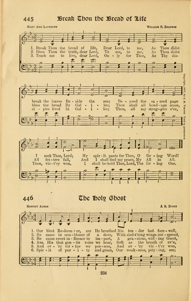 Montreat Hymns: psalms and gospel songs with responsive scripture readings page 258