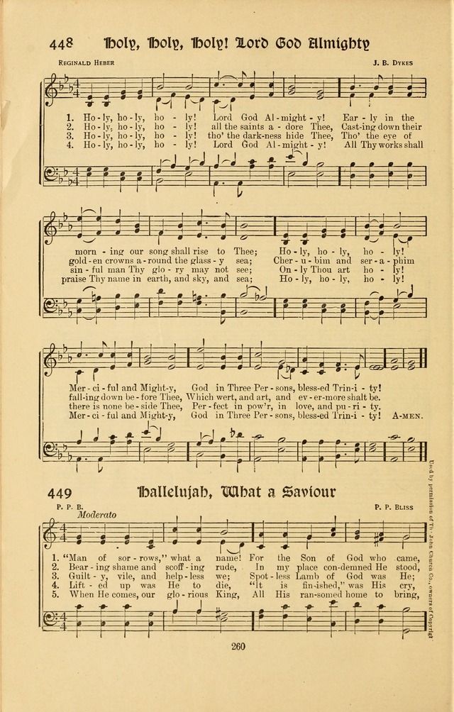 Montreat Hymns: psalms and gospel songs with responsive scripture readings page 260