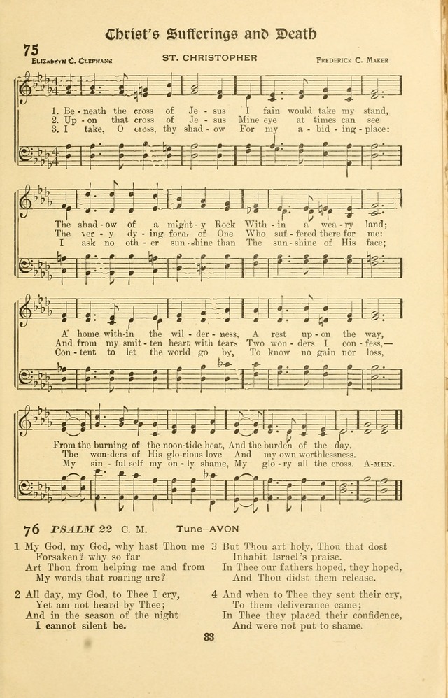 Montreat Hymns: psalms and gospel songs with responsive scripture readings page 33