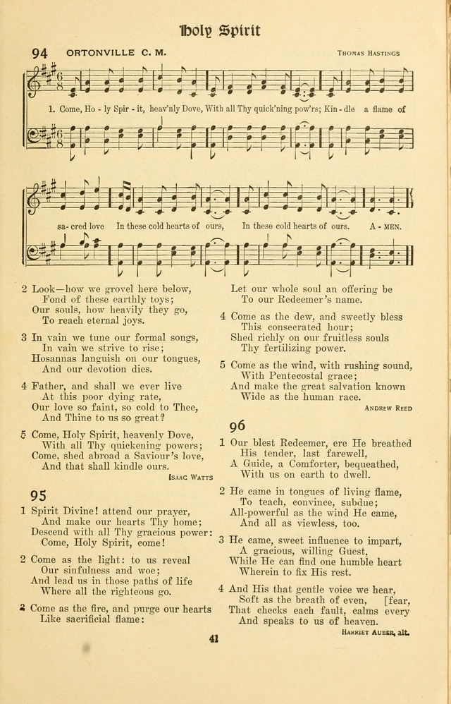 Montreat Hymns: psalms and gospel songs with responsive scripture readings page 41