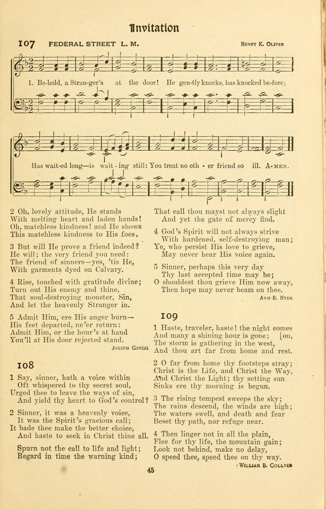 Montreat Hymns: psalms and gospel songs with responsive scripture readings page 45