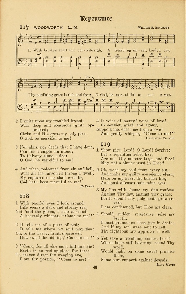 Montreat Hymns: psalms and gospel songs with responsive scripture readings page 48