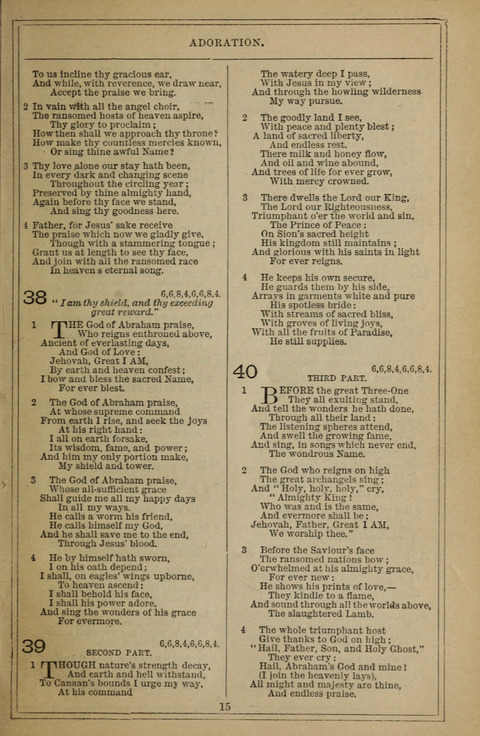 Methodist Hymn-Book page 15