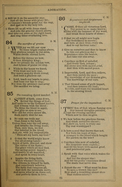 Methodist Hymn-Book page 25