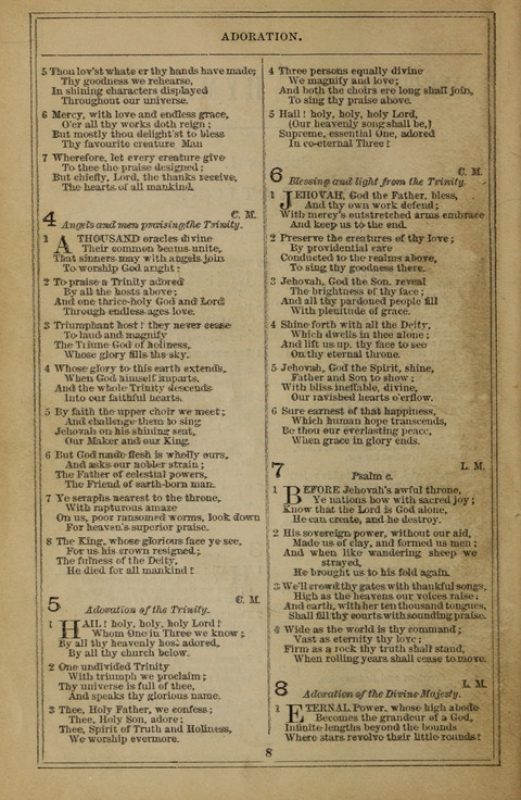 Methodist Hymn-Book page 8