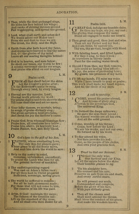 Methodist Hymn-Book page 9