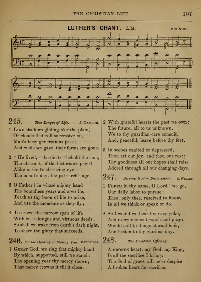 Melodies and Hymns for Divine Service in Appleton Chapel page 103