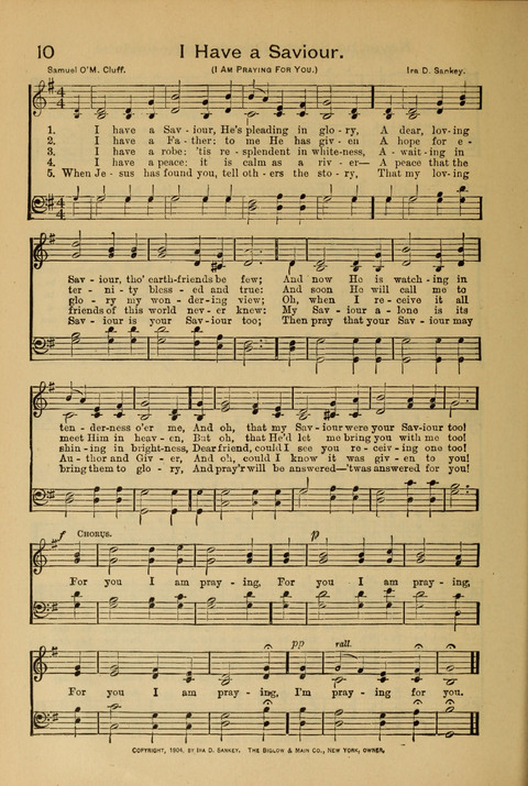 The Mission Hymnal. (Enlarged Edition) page 10