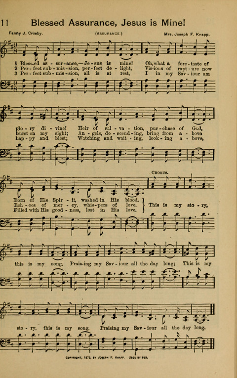 The Mission Hymnal. (Enlarged Edition) page 11