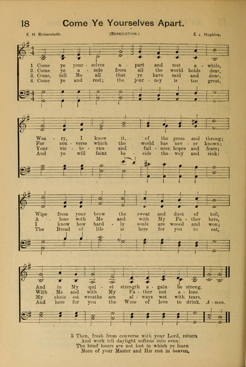 The Mission Hymnal. (Enlarged Edition) page 18